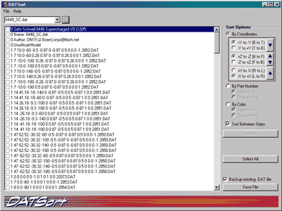 DATSort Screenshot