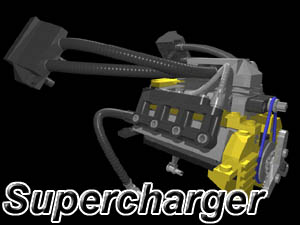 Supercharged V8